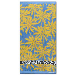 Toalla de Playa 420gr. 80x160 cm. Jacquard / Palmera - Cannon