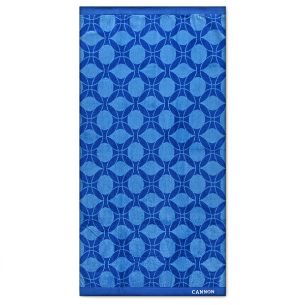 Toalla de Playa 420gr. 80x160 cm. Jacquard / Laguna - Cannon