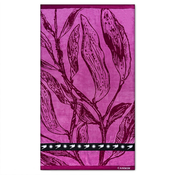 Toalla de Playa 420gr. 100x180 cm. Jacquard / Algas - Cannon