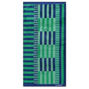 Toalla de Playa 420gr. 80x160 cm. Jacquard / Esmeralda - Cannon
