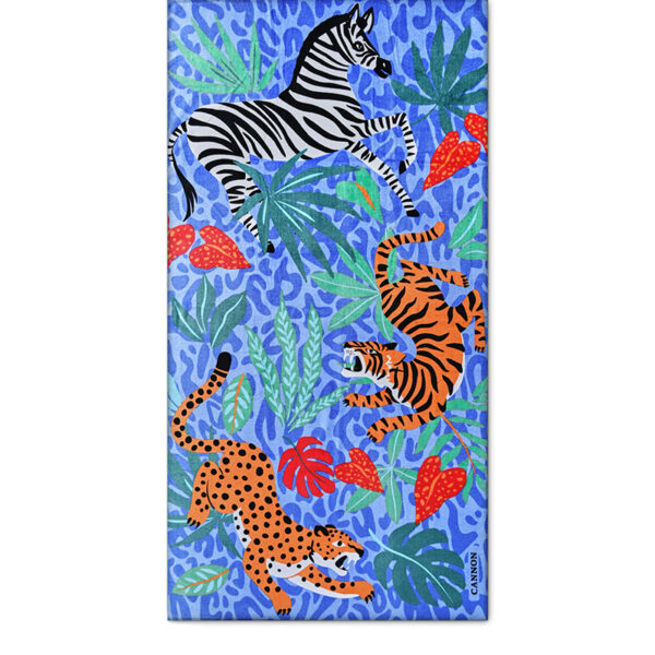 Toalla de Playa 360gr. 100x180 cm. Velour / Arusha - Cannon