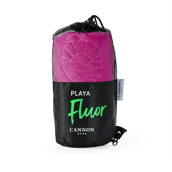 Toalla de Playa 380gr. Flúor 80x160cm. / Fucsia - Cannon - Imagen 4