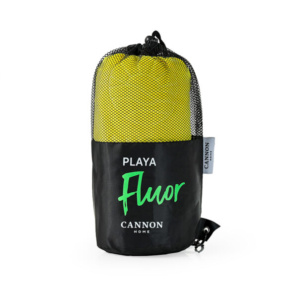 Toalla de Playa 380gr. Flúor 80x160cm. / Amarillo - Cannon - Imagen 4