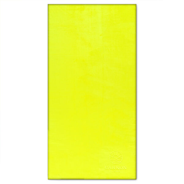 Toalla de Playa 380gr. Flúor 80x160cm. / Amarillo - Cannon