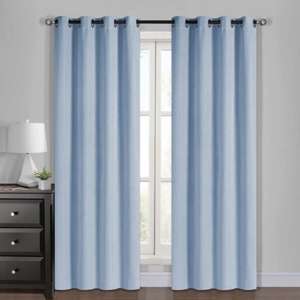 Set Cortinas Blackout 4P. Super Soft 140x220 / Celeste - Jovial