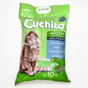 Arena Aglutinante para Gato 10 Kg / Manzana - Cuchito