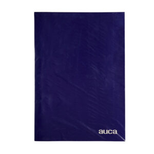 Archivador Plastificado con Gusano / Azul- Auca