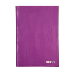 Archivador Plastificado con Gusano / Morado - Auca