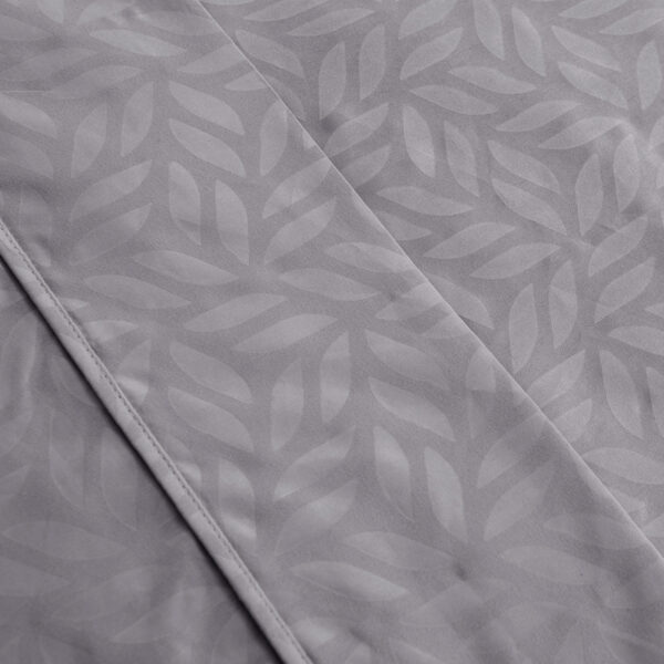 Sábanas Microfibra Embossed 1.5 Plazas / Gris - Plumetti - Imagen 2