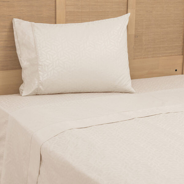 Sábanas Microfibra Embossed 1.5 Plazas / Arena - Plumetti - Imagen 3