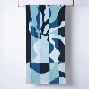 Toalla de Playa Algodón Velour 70x150cm. / Marine - Mashini