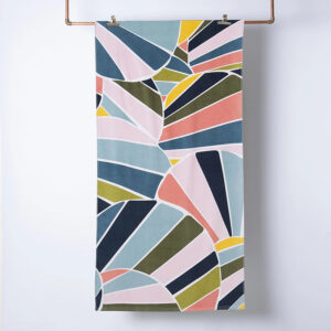 Toalla de Playa Algodón Velour 70x150cm. + Bolso / Shell - Mashini