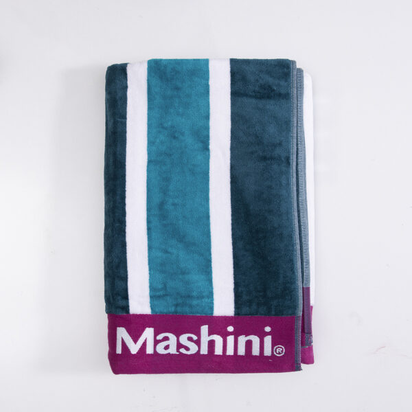 Toalla de Playa Jacquard 75x150 cm / Turquoise - Mashini - Imagen 3