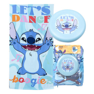 Set Toalla de Playa 70x140 cm. + Frisbee / Stitch Boggie - Mashini