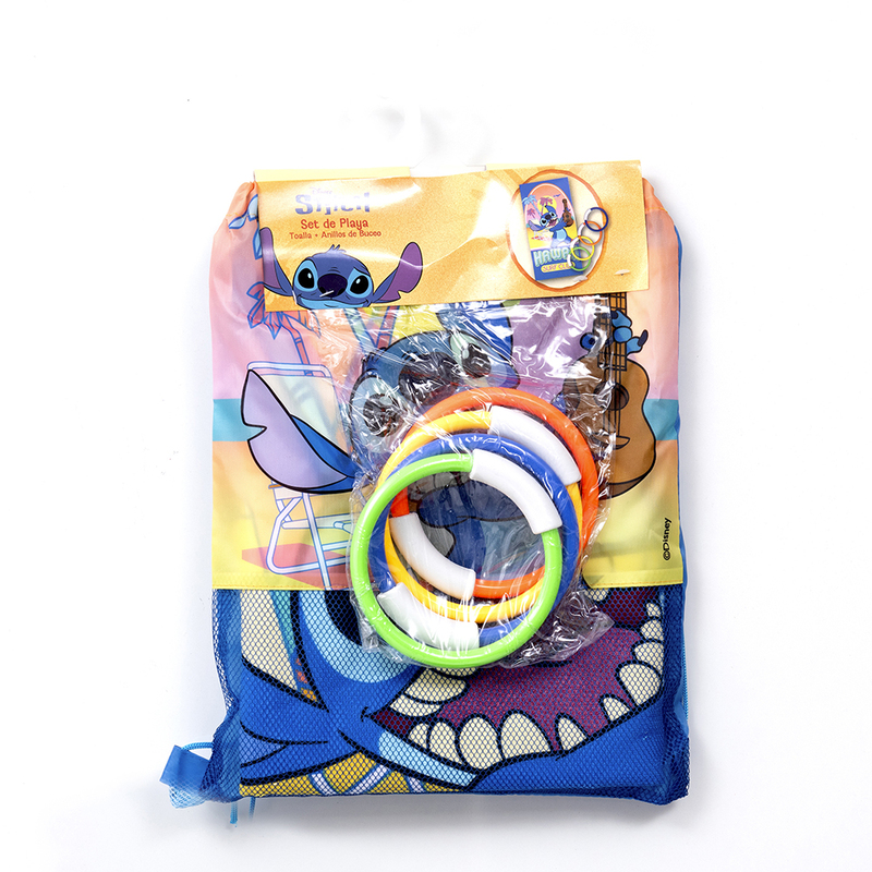 Set Toalla de Playa 70x140 cm. + Tesoro / Stitch Club - Mashini - Imagen 4