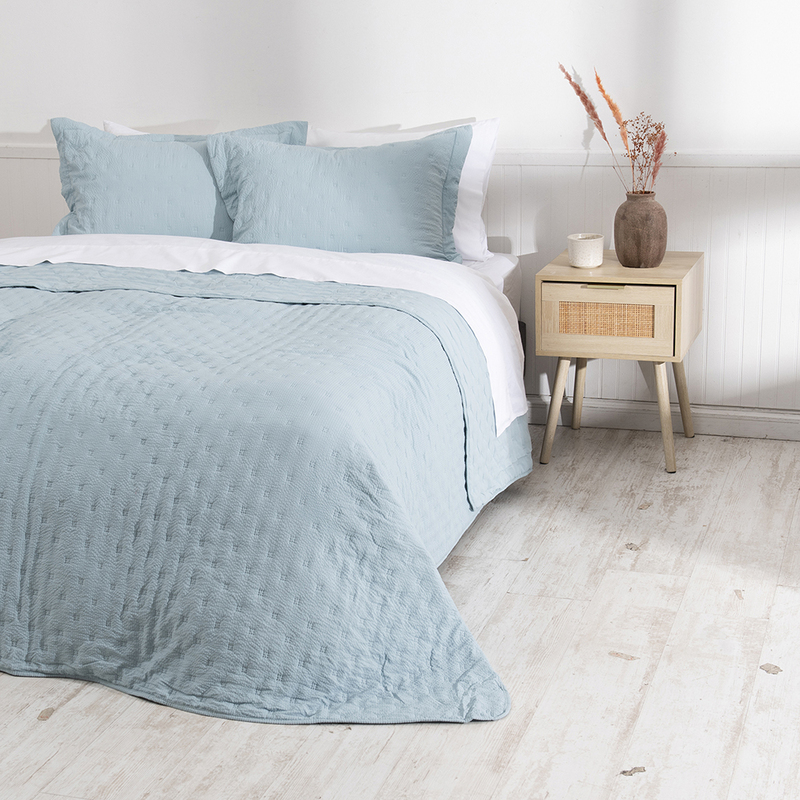 Quilt Ultra Sevilla MF 3 Plazas / Celeste - Mashini - Imagen 3