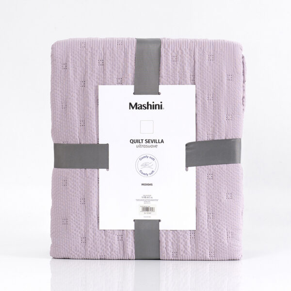 Quilt Ultra Sevilla MF 2.5 Plazas / Malva - Mashini - Imagen 5