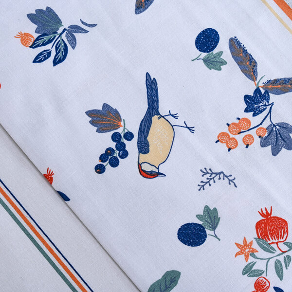 Juego de Sábanas Estampadas 144 Hilos 1 Plaza / Citrus Azul - American Family - Imagen 3