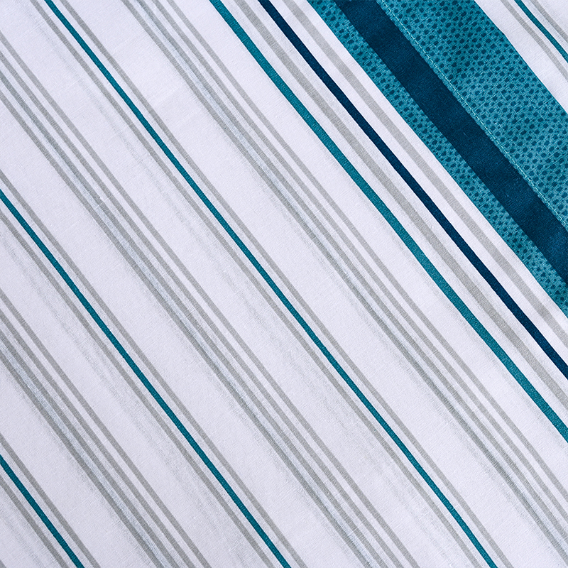 Juego de Sábanas Estampadas 144 Hilos 1 Plaza / Oasis Verde - American Family - Imagen 3