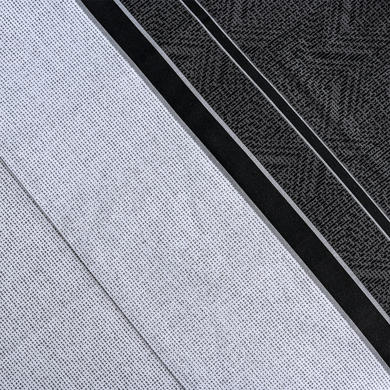 Juego de Sábanas Estampadas 144 Hilos 1 Plaza / Zircon Negro - American Family - Imagen 3