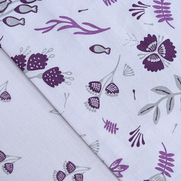Juego de Sábanas Estampadas 144 Hilos 2.5 Plazas / Adelle Lila - American Family - Imagen 3
