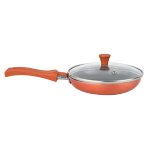 Mini Sartén Aluminio C/Tapa 14 cm. / Salmón - Doral