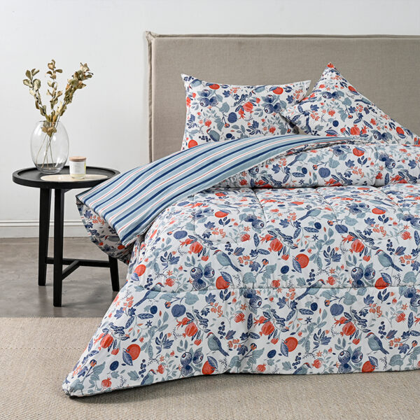 Plumón Estampado 2.5 Plazas / Citrus - American Family by Cannon