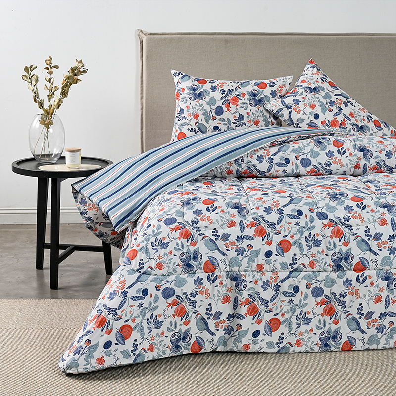 Plumón Estampado 2.5 Plazas / Citrus - American Family by Cannon