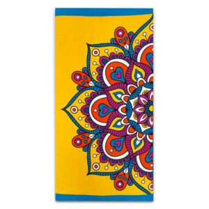 Toalla de Playa Estampada Aruba 70x140 cm / Media Mandala -  Doral