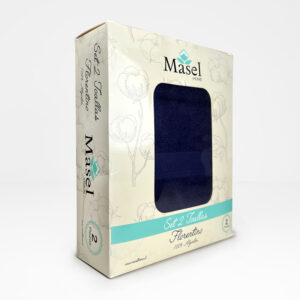 Juego de Toallas en Caja / Azul Marino - Masel
