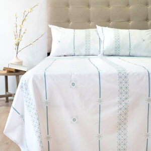 Juego de Sábanas 144 Hilos Composé Premium 2.5 Plazas / Petals - Doral